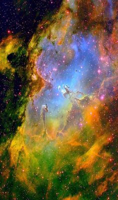 an image of the star forming region in space, taken by astronomical surveyer person