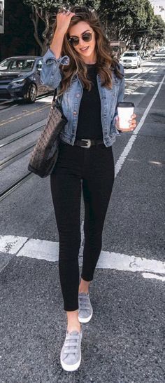 Black Jeans Outfit, Fashion Fail, Cute Spring Outfits, Outfit Jeans, Outfit Style, Outfits Casual, Casual Fall Outfits