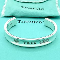 In Excellent Preloved Condition Measurements Are In The Photos # 373 Sterling Silver Cuff Bracelet Tiffany & Co., Open Cuff Bracelet, Tiffany Co Jewelry, Tiffany & Co., Womens Jewelry Bracelets, Cuff Bracelet, 925 Sterling Silver, Cuff, Women Jewelry