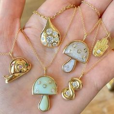 Brent Neale 18k yellow gold, moonstone, opal, diamond, sapphire, precious stone necklaces #Jaimiegellerjewelry #Brentneale #Mushroomnecklace Jewellers Bench, Stone Necklaces, Small Group, Stone Necklace, Stone Jewelry, Baltimore, Diamond Rings