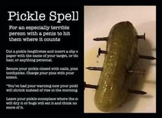 Karma Spell, Jar Of Pickles, Truth Spell, Hoodoo Conjure, Banishing Spell, Spells For Beginners