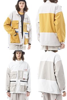 PUCZA KAJZO MULTI POCKET VELCRO POCKET WINDBREAKER JACKET Tracksuit Streetwear, Jake T, Mountain Style, 2020 Fashion Trends, Coach Jacket, Thrift Shopping, Windbreaker Jacket, Sport Outfits, All Over The World