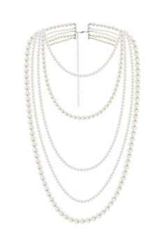 PRICES MAY VARY. Material: Handmade lustrous imitation pearls. Size: 15.7"(6mm)+19.3"(8mm)+26"(5mm)+28.7"(5mm)+34.6"(10mm) with 5.9" extender chain. Feature: The long pearl necklace can be wrapped around multiple times. Strung with round, full and lustrous pearls. Women who wear it will look elegant and fashionable. Occasion: The elegance and simplicity of the design make it a casual accessory that can be worn on a regular basis, while also standing out for various ceremonial occasions. Note: Th 1940s Jewelry Necklaces, 1920’s Jewelry, 1920s Pearl Necklace, 1920s Jewelry Necklace, Pearl Necklace Designs Unique, Great Gatsby Jewelry, Pearls Accessories, Pearl Jewelery, Pearl Necklace Long