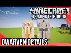 an image of the front and back side of a minecraft building with text that reads,