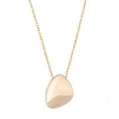 For simplicity that transcends seasons, wear the Jiwe Pendant Necklace. Inspired by organic shapes and sleek lines, this style features a pebble-like pendant on a chain. Gold products are 24k gold plated brass and match our brass style in color and tone. Your purchase promotes artisan innovation + entrepreneurship. To learn more about keeping your jewelry shining like new, see our Product Care Guide. Chain length: 23in Pendant: 20mm x 15mm Organic Pendant, Innovation And Entrepreneurship, Modern Necklaces, Long Pendant Necklace, Long Pendant, Pendant Design, Gold Pendant Necklace, Organic Shapes, Chain Lengths