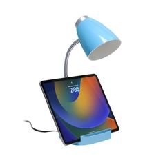 an image of a tablet with a lamp on it