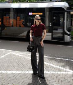 Fall Workwear, Work Outfit Office, Pants Pattern, Office Outfits, Fashion Outfit, Fall Winter Outfits, Outfits Casuales, High Waisted Pants