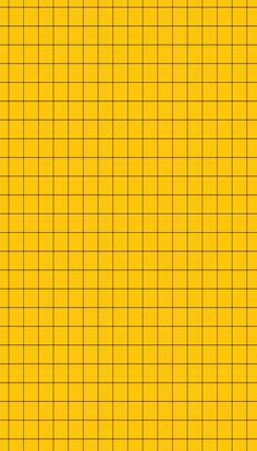 a yellow background with red squares on the top and bottom, as well as an orange stripe