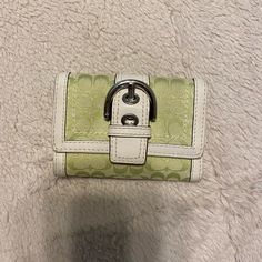 Brand New!! Coach Tri Fold Wallet. Original Coach Pattern With White Trim. Luxury Coach Wallet On Chain In Rectangular Shape, Tri Fold Wallet, Bags Coach, Fold Wallet, Trifold Wallet, Tri Fold, White Trim, Coach Bags, Wallets