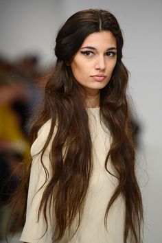 2017 Hairstyles, Fairytale Hair, Cool Hairstyles For Girls, Long Brown Hair, Kesha, Pat Mcgrath, Half Up Hair