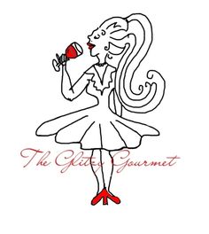 a drawing of a woman in a dress holding a red cup with the words, the gift argument