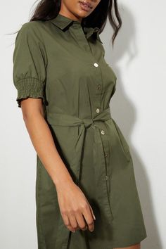 Khaki Mini Shirt Dress Khaki Dress, Mini Shirt Dress, Quick Delivery, Dorothy Perkins, Shirt Dress, Buy Online, Shop Now, Mini Dress, Dresses