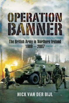 the cover of operation bannerer, featuring soldiers and tanks