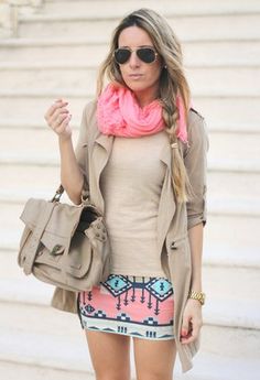 BEAUTIFUL!! Outfit Boda, Aztec Skirt, Ray Ban Aviator, Trendy Fall, Inspired Outfits