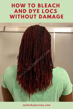 Bleach Locs Black Women, Micro Loc Color Ideas, How To Dye Locs Dreadlocks, Coloring My Locs, Best Hair Dye For Locs, How To Dye Dreadlocks At Home, Dye Sisterlocks, Henna Dyed Locs, How To Dye Your Locs At Home