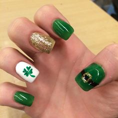 March Theme Nails, San Patrick Nails, Nail Printemps, March Nails Ideas St. Patrick's Day, St Patricks Day Nails Design, Patty Nails, St Patricks Nail Designs, Patrick Nails, St Patrick Day Nails Acrylic