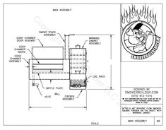 a drawing of a fire hydrant with the name and description