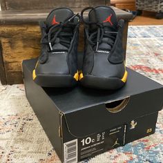 Black And Orange Jordan Sneakers. Barely Worn And Look Brand New. Comes With Box. Kids Toddler Size 10. Orange Low-top Sneakers For School, Orange Slip-resistant Sneakers With Round Toe, Orange Low-top Slip-resistant Sneakers, Orange Slip-resistant Low-top Sneakers, Black Slip-resistant Lace-up Basketball Shoes, Sporty Black Basketball Shoes For School, Casual Black Basketball Shoes For School, Black Non-slip Synthetic Basketball Shoes, Casual Black School Basketball Shoes