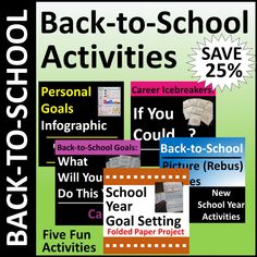 back - to - school activities for children and teenagers are available on the back - to - school flyer