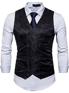 Dress Suit Vest, Business Suit Vest, Mens Dress Vests, Gentleman Suit, Business Vest, Men Waistcoat, Men Vest, Double Breasted Dress, Tuxedo Vest