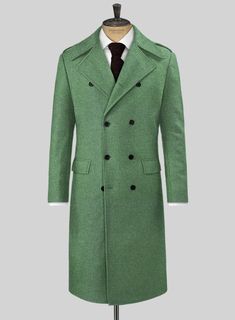 Transform the style into a timeless stream of elegance by pairing our Highlander Heavy Paris Green Tweed Overcoat. Primarily cut from a pure wool fabric that exudes a deep, lush, incredibly soft feel with a solid finish over green hues. Likewise, the material provides a notable warmth to pass through wintry weather.  
 
 Look Includes  Highlander Heavy Paris Green Tweed Fabric   Horn Royal Black  Button  Three Cuff Button   You can change the look by changing the options. 
 
 Made from Premium T Classic Long Tweed Jacket, Single Breasted, Classic Single Breasted Long Tweed Jacket, Classic Long Coat Style Tweed Jacket For Business, Classic Long Tweed Jacket For Business, Elegant Long Tweed Jacket For Winter, Elegant Long Tweed Jacket, Classic Tweed Wool Coat For Business, Classic Tweed Business Wool Coat, Tailored Elegant Tweed Wool Coat