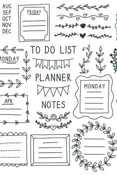 the printable planner stickers are ready to be used for planners and other items