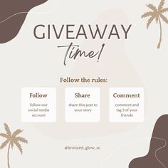 ✨Bronzed Glow Natural Spray Tanning✨ on Instagram: "🎉 GIVEAWAY TIME 🎉 Winner will receive one of our BEST SELLERS, Hydrate Me Gradual Tanning Lotion! Are you feeling lucky 🍀 today?! The rules are simple: 1. Follow our account; @bronzed_glow_sc 2. Share this post to your story! (If you’re profile is NOT public, you must send a screenshot to us that it is posted) 3. Comment on this post AND tag 3 friends! (This is for the USA only!) 🇺🇸 Giveaway ends 3/22/23 GOOD LUCK! 🌴🥥✨🤍 #giveaway #self Spray Tan Post Ideas, Natural Spray Tan, Gradual Tanning Lotion, Gradual Tan, Models Needed, Feeling Lucky, Pics Ideas