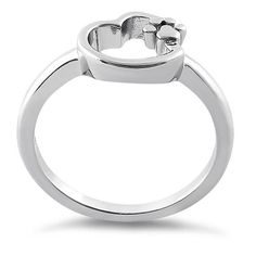 Top of ring height: 8.8mm

Top of ring width: 10.2mm

Band width: 2.3mm

Shank width: 1.8mm



Metal: 925 sterling silver

Plating: rhodium plated

Finish: high polish Sterling Silver Open Heart Promise Ring, Sterling Silver Rings With Polished Finish For Promise, Classic Silver Open Heart Rings, Silver Stainless Steel Signet Ring For Promise, Silver Stainless Steel Signet Promise Ring, Stainless Steel Promise Rings For Valentine's Day, Valentine's Day Couple Rings In White Gold Sterling Silver, Valentine's Day White Gold Sterling Silver Couple Rings, White Gold Open Heart Classic Ring