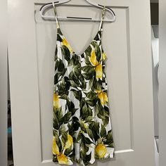 Brand New With Tags From A Pet And Smoke Free Home. Casual Yellow Printed Jumpsuits And Rompers, Yellow Floral Print Summer Jumpsuits And Rompers, Casual Yellow Floral Print Jumpsuits And Rompers, Yellow Floral Print Summer Jumpsuit, Yellow V-neck Jumpsuits And Rompers For Vacation, Yellow Summer Jumpsuits And Rompers For Vacation, Yellow Floral Print Sleeveless Jumpsuits And Rompers, Yellow V-neck Jumpsuits And Rompers For Day Out, Yellow Jumpsuits And Rompers For Spring