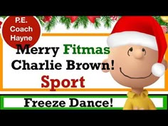 merry films charlie brown sport freeze dance