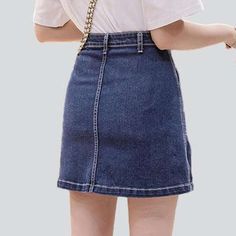 Introducing our 90s-style. stonewashed mini jeans skirt from the 2023 Summer Collection ââ‚?a perfect embodiment of retro vogue and trendy style!Why It's A Must-HaveDesigned to be the epitome of established grunge. this mid-rise mini jeans skirt is crafted with a distinctive distressed pattern to give you that raw. unfiltered essence. Featuring a slender silhouette and zipper and button closure. you'll get the perfect blend of comfort and mode in one stunning piece. Plus. it's made with premium High Rise Y2k Skort, Non-stretch Denim Mini Skirt With Pockets, Trendy Mini Cotton Bottoms, Mini Denim Skirt With Pockets For Summer, Summer Mini Denim Skirt With Pockets, Trendy Non-stretch Mid-rise Mini Skirt, Short Cotton Denim Skirt, Short Length Cotton Denim Skirt, Casual Non-stretch Mini Denim Skirt