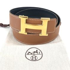 #ad Top Rated Hermes Logo Constance Reversible Belt Leather Brown Navy 65 Authentic 12147, Womens Accessories Hermes Belt Women, Hermes Logo, Hermes Belt, Belt Women, Belt Leather, Reversible Belt, Top Rated, Women's Accessories, Full Length