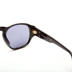 These Chanel Vintage Sunglasses are . Condition: Very Good Serial Number: 01452 Color: Black and Gold Exterior: The lenses show minor wear. Hardware: The hinges operate properly and smoothly. Interior: The interior is free from any major signs of wear. Dimensions: L: 5.5" / H: 2" Included: Original Sunglasses Sleeve Classic Shield Sunglasses With Uva Protection, Classic Anti-reflective Glass Shield Sunglasses, Classic Glass Shield Sunglasses With Anti-reflective Detail, Chanel Vintage Sunglasses, Chanel Vintage, Celine Bags, Vintage Sunglasses, Timeless Handbag, Luxe Fashion