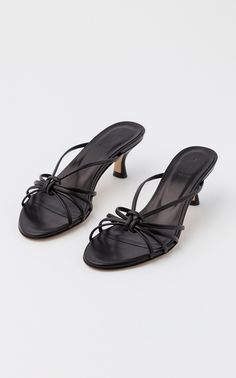 Simple Sandals, Fun Heels, Metallic Sandals, Leather Slide Sandals, Strappy Sandals Heels, Heeled Sandal, White Sandals, Black Leather Heels, Leather Slides