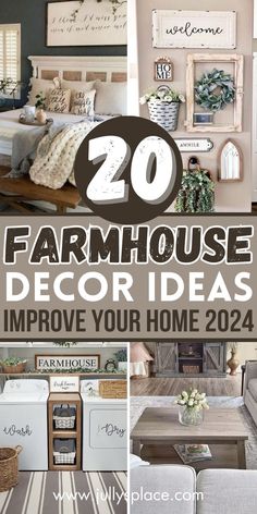 farmhouse decor Neutral Apartment Decor, Farmhouse Home Decor Ideas, Farmhouse Decor Trends, Rustic Decor Ideas, Cozy Farmhouse Living Room, Distressed Wood Furniture, Rustic Farmhouse Living Room, Farmhouse Decor Ideas