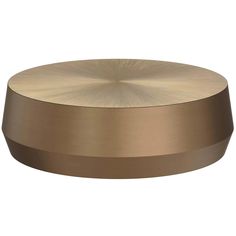 Creed Large Coffee Table-Furniture - Accent Tables-High Fashion Home Gold Drum Coffee Table, Coffee Table Brass, Living Lounge, Large Coffee Table, Drum Coffee Table, Brass Coffee Table, Large Coffee Tables, Large Coffee, High Fashion Home