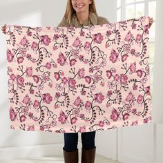 Floral Amour Baby Blanket 40x50 Baby Blanket 40x50 e-joyer Soft Baby Blanket, Graduation Stole, Canvas Slip On Shoes, Soft Baby Blankets, Sensory Development, Handmade Belts, Pet Scarf, Car Rides, Large Leather Tote