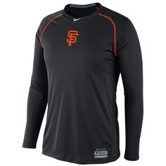 San Francisco Giants Men's AC Long Sleeve Core Raglan by Nike - MLB.com Shop Baseball Women, Sf Giants, San Diego Padres, Athletic Outfits, Sports Gear, Major League Baseball, Baseball T Shirts, Mlb Baseball