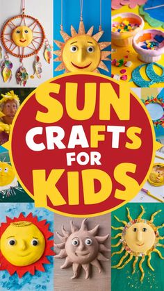 the sun crafts for kids book is shown