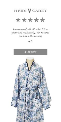 Blocked Printed kimono robes. Heidi Carey has just redesigned the bathrobe. Comfortable, elegant and well priced. Handmade for you in India. #HeidiCarey #robes #elegance Fitted Spring Robe For Loungewear, Fitted Robe For Spring Loungewear, Relaxed Fit Robe For Home Use In Spring, Fitted Long Sleeve Floral Print Robe, Elegant Spring Robe For Bedtime, Elegant Spring Cotton Robe, Elegant Spring Bedtime Robe, Fitted Floral Print Robe For Spring, Fitted Floral Print Spring Robe