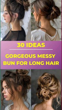 Bun Styles For Long Hair, Carefree Hairstyles, Messy Buns For Long Hair, Easy Messy Buns, Messy Bun For Long Hair, Buns For Long Hair, Messy Bun Styles, Claire Hair, Bun For Long Hair