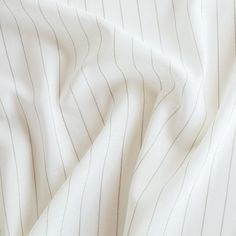 the white pinstripe fabric is very soft