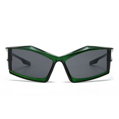 Ceil features its sense of future technology.Take these sunglasses to parties, shopping, travel and outdoor activities, and you will be the brightest. We believe that you should have the freedom to break the definition cast onto you by others and embark on your own journey.Frame Shape: GeometricFrame Color: GreenFrame Material: PCLens Color: BlackLens Material: PCRim Type: Full RimLens Width: 70 mmBridge Width: 19 mmTemple Length: 140 mmFrame Width: 160 mmLens Height: 41 mmWeight: 33 gUV Protection: UV400Polarized: NoSpring Hinge: NoAdjustable Nose Pads: No Green Sunglasses, Future Technology, Shopping Travel, Sunglasses Online, Prescription Glasses, Outdoor Activities, Classic Design, For Everyone, Sense