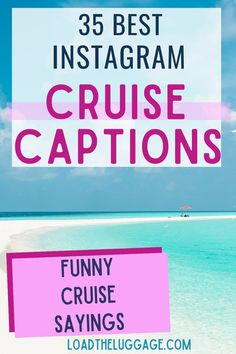 35 Best Instagram cruise captions - funny cruise sayings. Social Media Captions, Best Cruise, Travel Instagram, Cruise Vacation, Instagram Captions, Media Post