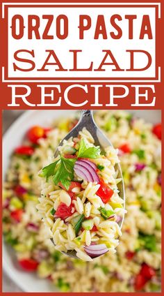 Best Healthy Orzo Pasta Salad Recipe Best Orzo Pasta Salad, Healthy Orzo Salad, Healthy Orzo, Orzo Pasta Salad Recipe, How To Cook Orzo, Orzo Pasta Salad, Pesto Pasta Salad, Orzo Salad, Pasta Salad Recipe