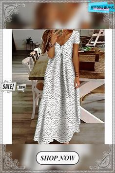 Women's Casual Dress Shift Dress Long Dress Maxi Dress White Wine Navy Blue Short Sleeve Polka Dot Pocket Spring Summer V Neck Vacation S M L Xl Xxl 3xl Casual Polka Dot Short Sleeve Maxi Dress, Casual Polka Dot Maxi Dress With Short Sleeves, Maxi Dress White, Purple Wine, Navy Blue Shorts, Color Pick, Dress Maxi, White Maxi Dresses, Long Maxi Dress