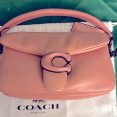 Authentic Coach Brand New, Never Worn Shoulder/Crossbody Wear Detachable Long Strap With 54.5 Cm Drop For Shoulder Or Crossbody Wear Size : 18*12*6 Cm Coach Top Handle Bag With Magnetic Closure, Coach Crossbody Bag With Magnetic Closure, Coach Leather Shoulder Bag With Magnetic Closure, Designer Coach Flap Bag With Detachable Strap, Designer Pink Bag With Magnetic Closure, Coach Bags With Magnetic Closure For Office, Designer Pink Bags With Magnetic Closure, Coach Designer Satchel In Soft Leather, Chic Coach Bag With Magnetic Closure