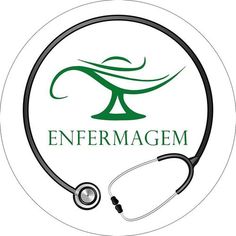 a stethoscope with the word enfermagem on it