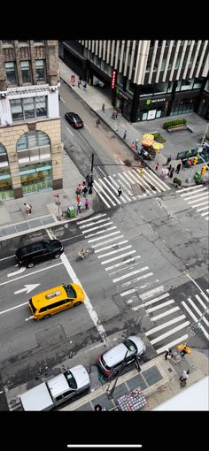 NYC times square busy street with taxi from above angle of crosswalks Street View From Above, City Above View, New York Crosswalk, High Angle Perspective, Street View Drawing, Street Top View, Street From Above, City Crosswalk, Busy City Street