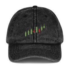 Stock Market Vintage Cotton Twill Cap, Embroidered Vintage Cap, Candle Trader Charts Options Forex Crypto Investing Cryptocurrency Trading Bull Cap. Everybody knows that dad caps are no longer just for dads, so get an embroidered cotton twill cap for yourself! This one's really special thanks to the intricate embroidery detail and the washed-out vintage feel. * 100% cotton twill * 6-panel unstructured cap with a low profile * 6 sewn eyelets * Black sweatband * Metal snap buckle with an antique brass finish * Washed-out vintage effect Hedgehog Gifts, Corvette C7, Plymouth Barracuda, Vintage Cap, Dad Caps, Special Thanks, Embroidery Details, Vintage Cotton, Embroidered Design